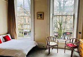 Photo inside our First Floor Buckingham Terrace Flat in the West End of Glasgow