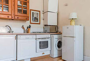 Photo inside our Laurel Street Upstairs Flat in the West End of Glasgow